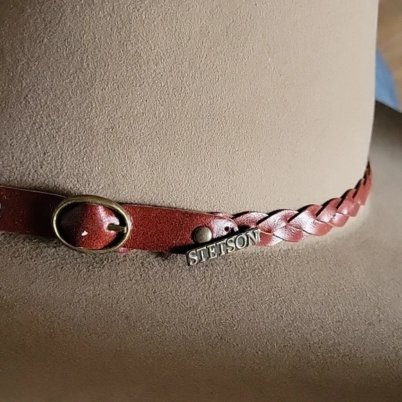 Vintage Stetson Gallup Cowgirl Hat Tan - Picture 7 of 11